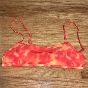 SHEIN Tie Dye Bikini Top